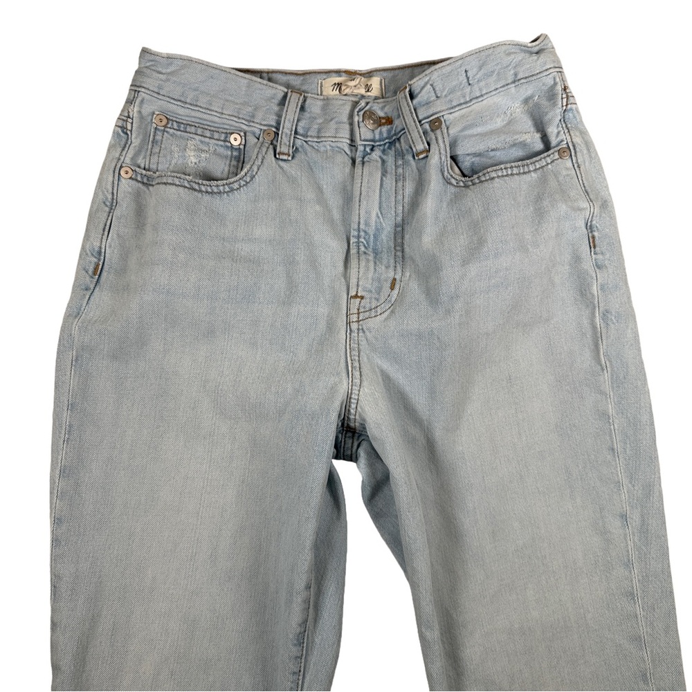Madewell The perfect vintage Jean Light‎ Wash Denim Straight Leg high rise